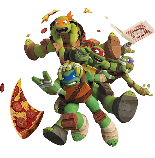 🥋 Стикер «Teenage mutant ninja turtles» для Telegram