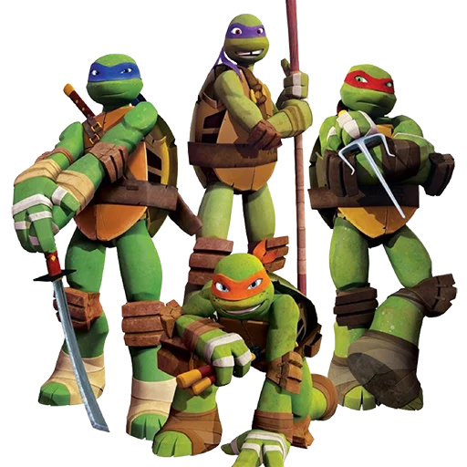 🥋 Стикер «Teenage mutant ninja turtles» для Telegram