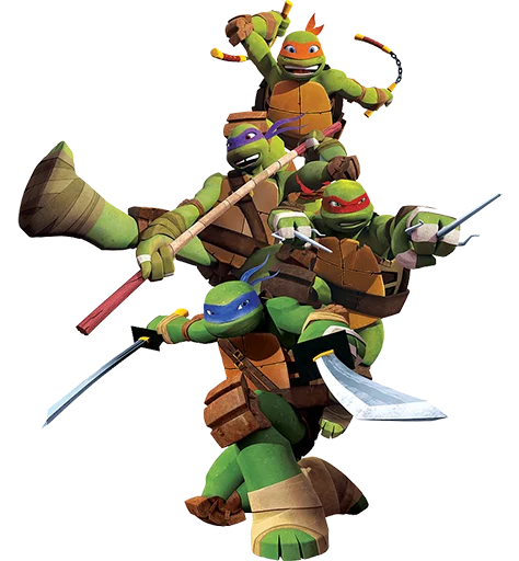 🥋 Стикер «Teenage mutant ninja turtles» для Telegram