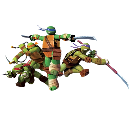 🥋 Стикер «Teenage mutant ninja turtles» для Telegram