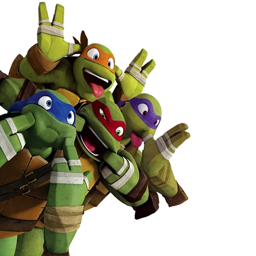 😝 Стикер «Teenage mutant ninja turtles» для Telegram