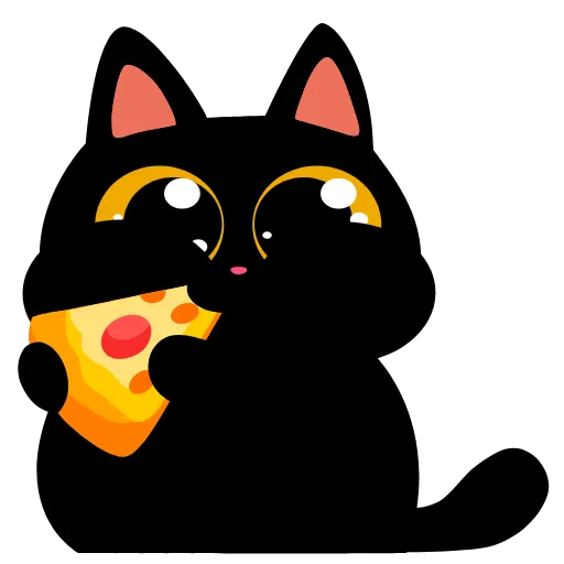 🍕 Эмодзи «Cat Teftel» для Telegram