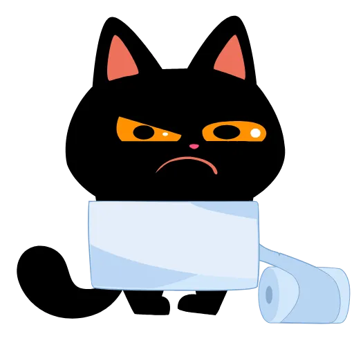 🧻 Эмодзи «Cat Teftel» для Telegram