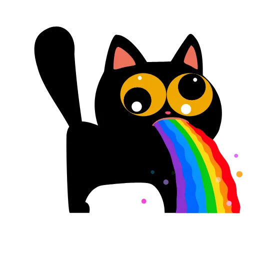 🌈 Эмодзи «Cat Teftel» для Telegram