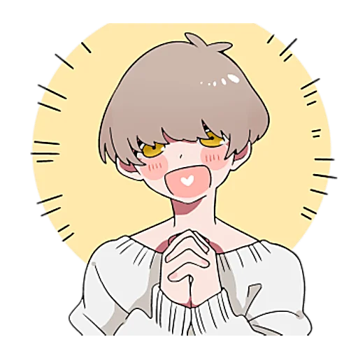 🥰 Стикер «Тёмный и Светлый Кун» для Telegram