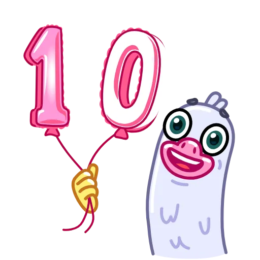 🎂 Эмодзи «10 Years of Telegram» для Telegram