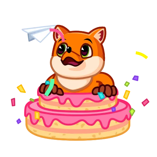 🎂 Эмодзи «10 Years of Telegram» для Telegram