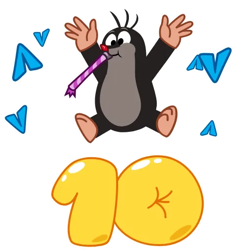 🎂 Эмодзи «10 Years of Telegram» для Telegram