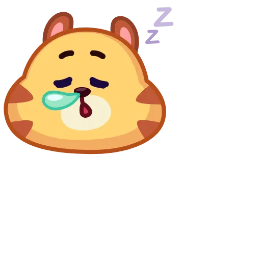 😴 Эмодзи «Tendy» для Telegram
