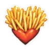 ❤️ Эмодзи «Картошка фри» для Telegram