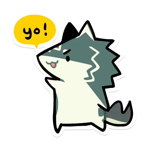 Стикерпак Wolf Link для Telegram — скачать