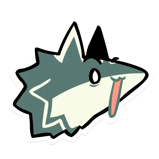 😱 Стикер «Wolf Link» для Telegram