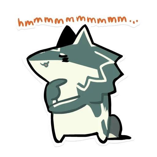 🤔 Стикер «Wolf Link» для Telegram