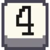 4⃣ Эмодзи «Pixel Numbers» для Telegram