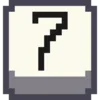 7⃣ Эмодзи «Pixel Numbers» для Telegram