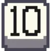 🔟 Эмодзи «Pixel Numbers» для Telegram