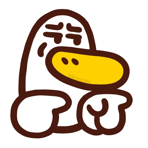 😉 Эмодзи «Duck Animated» для Telegram