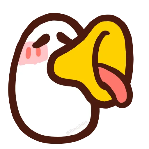 😝 Эмодзи «Duck Animated» для Telegram