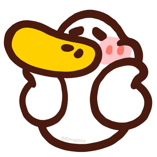 👐 Эмодзи «Duck Animated» для Telegram
