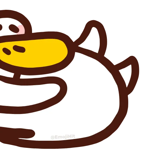 😮‍💨 Эмодзи «Duck Animated» для Telegram
