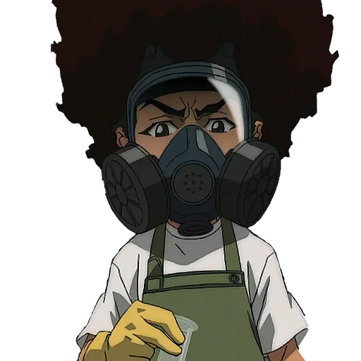 😷 Стикер «The Boondocks» для Telegram