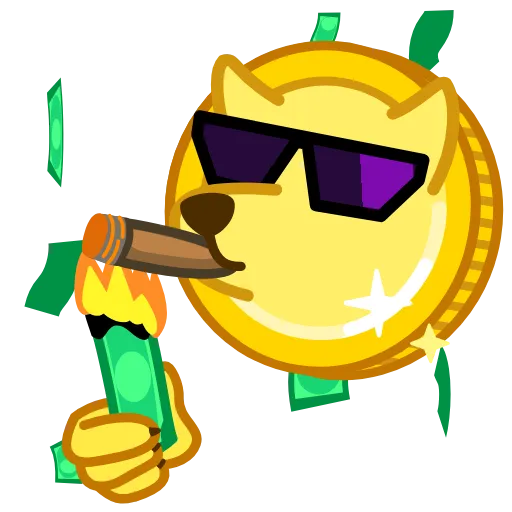 😎 Эмодзи «The Coins» для Telegram