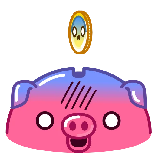 😨 Эмодзи «The Coins» для Telegram