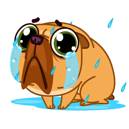 😭 Эмодзи «Harry The Frenchie» для Telegram