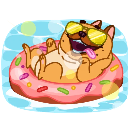 🏖️ Эмодзи «Harry The Frenchie» для Telegram