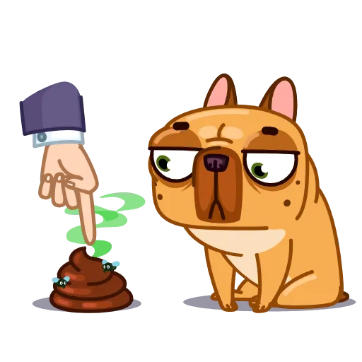 💩 Эмодзи «Harry The Frenchie» для Telegram