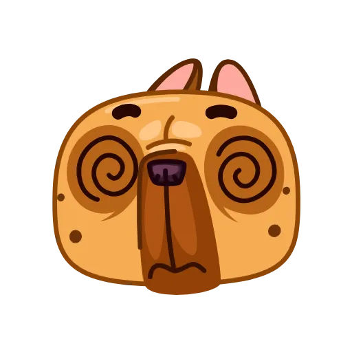 😵‍💫 Эмодзи «Harry The Frenchie» для Telegram