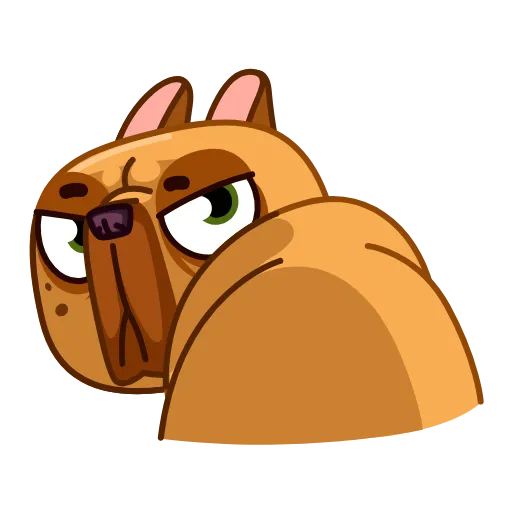 😒 Эмодзи «Harry The Frenchie» для Telegram