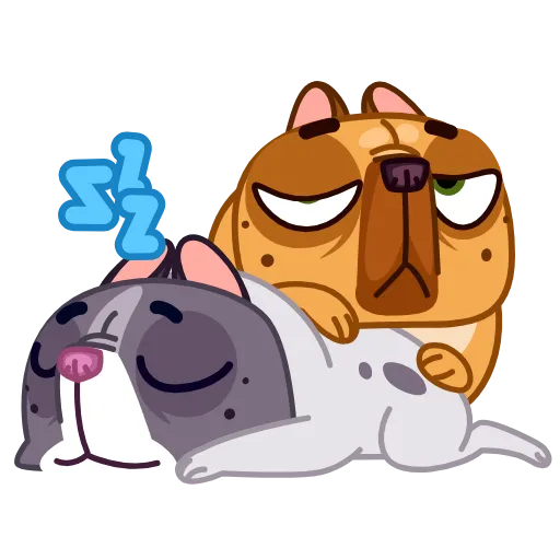 😴 Эмодзи «Harry The Frenchie» для Telegram