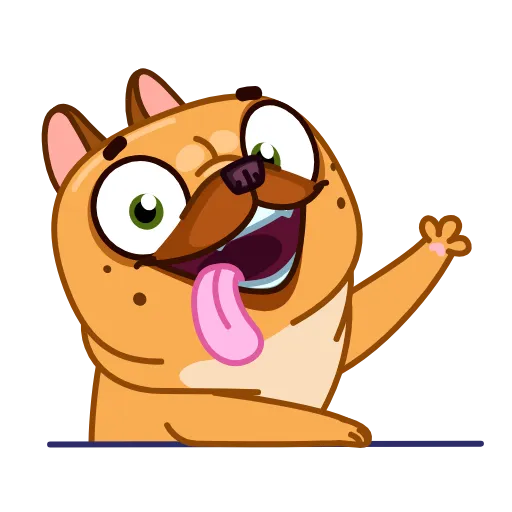 👋 Эмодзи «Harry The Frenchie» для Telegram
