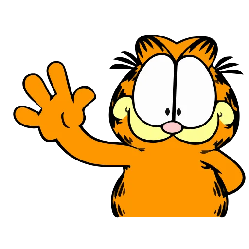 Стикерпак Garfield для Telegram