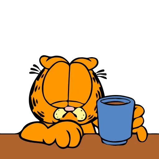 😒 Эмодзи «Garfield» для Telegram