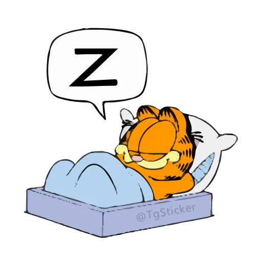 😴 Эмодзи «Garfield» для Telegram