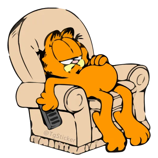 😴 Эмодзи «Garfield» для Telegram