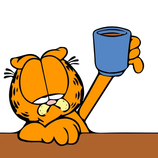 😒 Эмодзи «Garfield» для Telegram