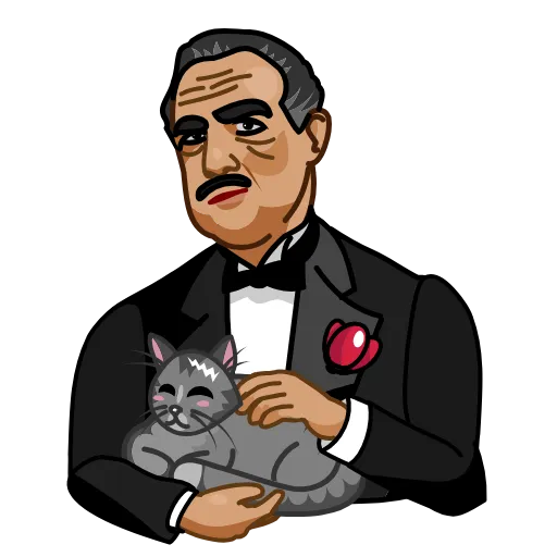 Стикерпак The Godfather для Telegram