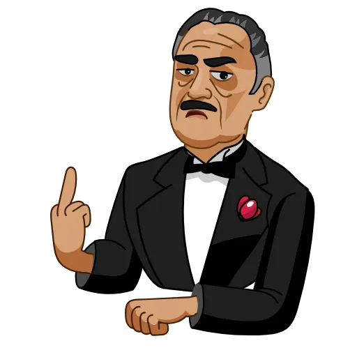 🖕 Эмодзи «The Godfather» для Telegram