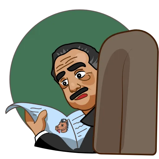 😱 Эмодзи «The Godfather» для Telegram