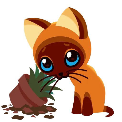 😶 Стикер «Kittengav» для Telegram