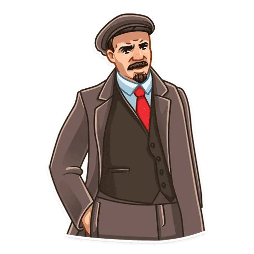 😏 Стикер «Набор стикеров с Лениным» для Telegram