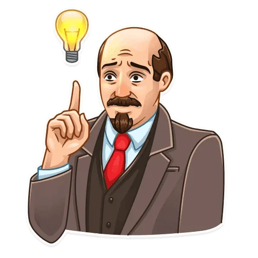 💡 Стикер «Набор стикеров с Лениным» для Telegram
