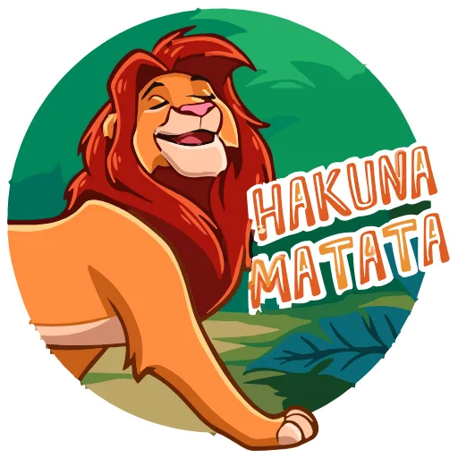 😌 Эмодзи «Simba» для Telegram