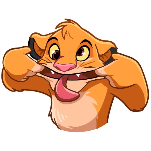 😝 Эмодзи «Simba» для Telegram