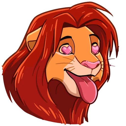 😍 Эмодзи «Simba» для Telegram