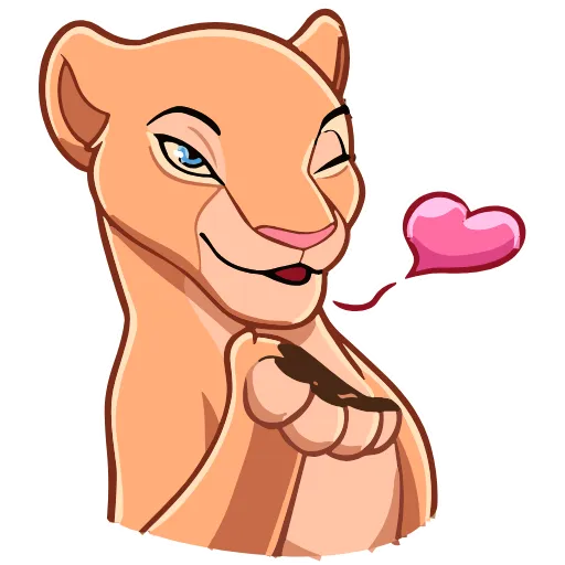😘 Эмодзи «Simba» для Telegram
