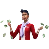 🤑 Эмодзи «💚 Набор эмоджи по игре «The Sims Симс»» для Telegram